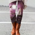 thumbnail image 1 of Lolmot Women's Fashion Casual Cat Printed High Waist Tight Soft Cozy Slimming Elastic Leggings Jeggings Halloween Thermal Skinny Pants, 1 of 5