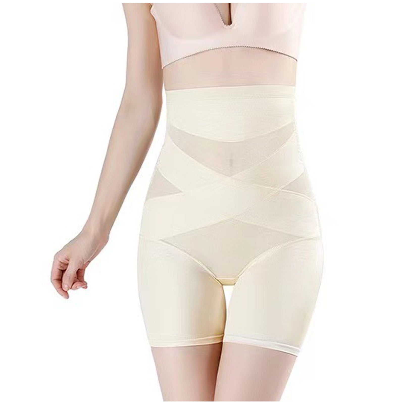 Lolmot Strapless Shapewear for Women Tummy Control Shapewear Panties for  Women High Waist Trainer Butt Lifter Seamless Body Shaper Slip Shorts  Underwear 