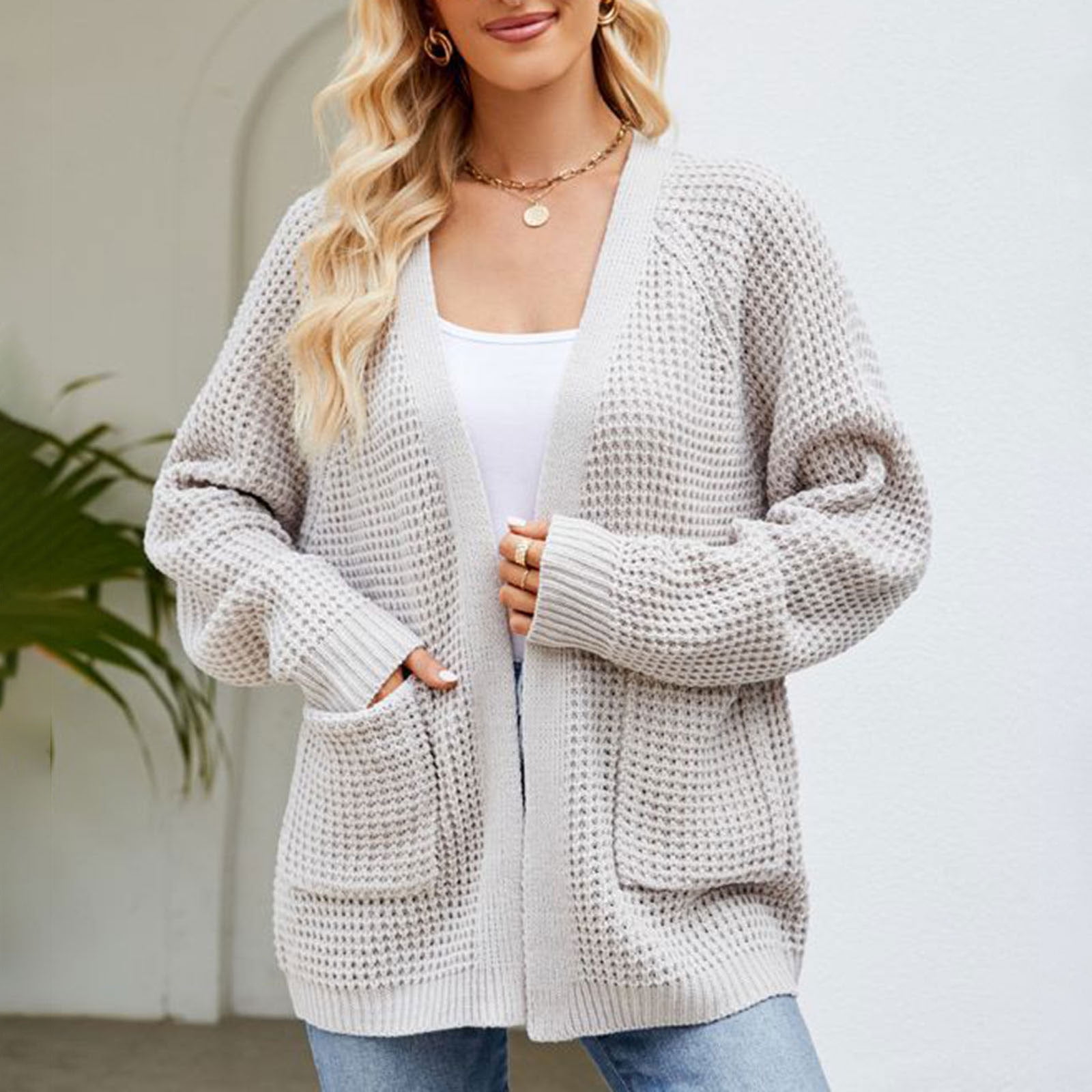 Lolmot Womens Cardigan Sweaters Long Sleeve Open Front Lolmot Womens Cardigan Sweaters Long Sleeve Open Front