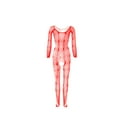 thumbnail image 1 of Under $5.00,Lolmot Womens Sexy Fishnet Bodysuit Lingerie Long Sleeve Bodysuit Crotchless Mesh Bodystockings One Piece Teddy Lingerie Nightwear, 1 of 2