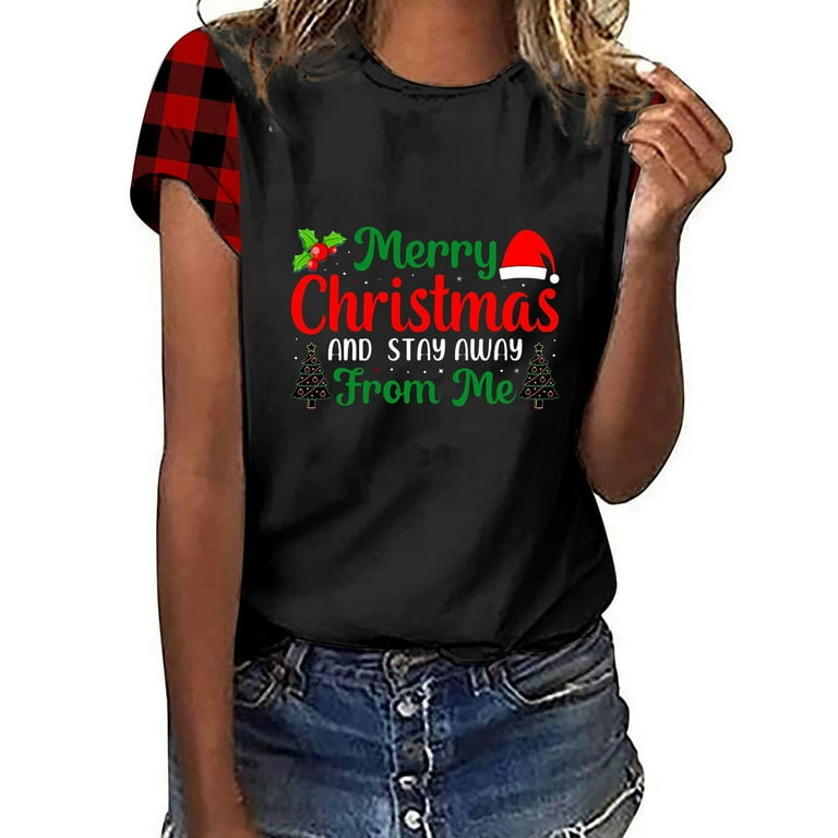 Merry on Plaid With Me Shirt Merry on Plaid With Me Shirt