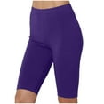 thumbnail image 1 of Lolmot Womens Yoga Shorts Workout High Waist Athletic Leggings Summer Biker Shorts Tummy Control Solid Color Stretch Fitness Running Short Pants, 1 of 5