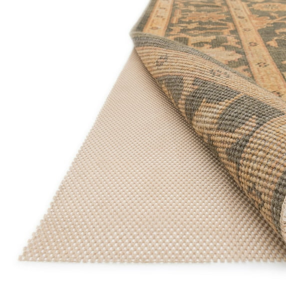 Loloi 4' x 6' Premium Grip Rubber Rug Pad in Beige