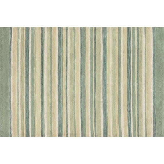 Loloi Abacus 7'10" x 11' Hand Tufted Rug in Ivory and Mist