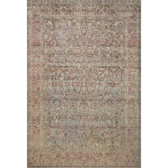 Loloi Adrian Ocean / Clay 5'-0" x 7'-6" Area Rug