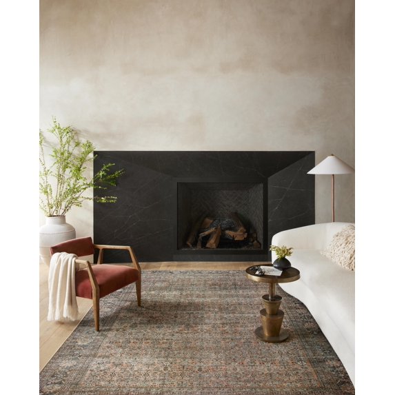 Loloi Adrian Terracotta / Multi 7'-6" x 9'-6" Area Rug