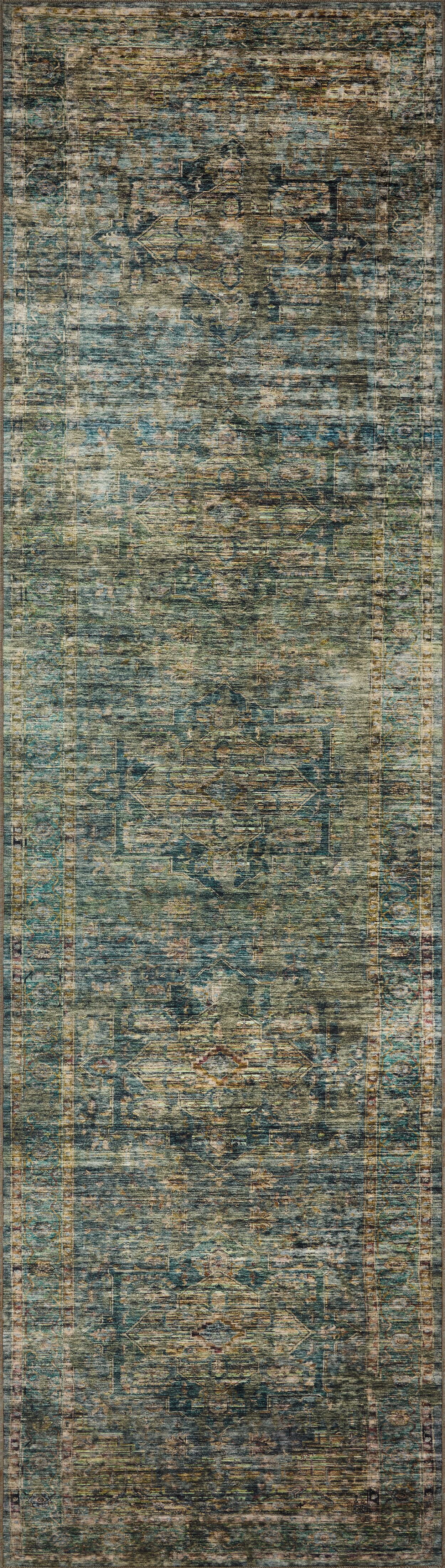 Loloi Anniston Lagoon / Multi Machine Washable Area Rug