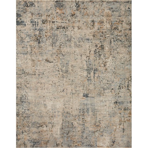 Loloi Axel Collection AXE-03 Beige / Sky, Abstract Area Rug 9'-3" x 12'-10"
