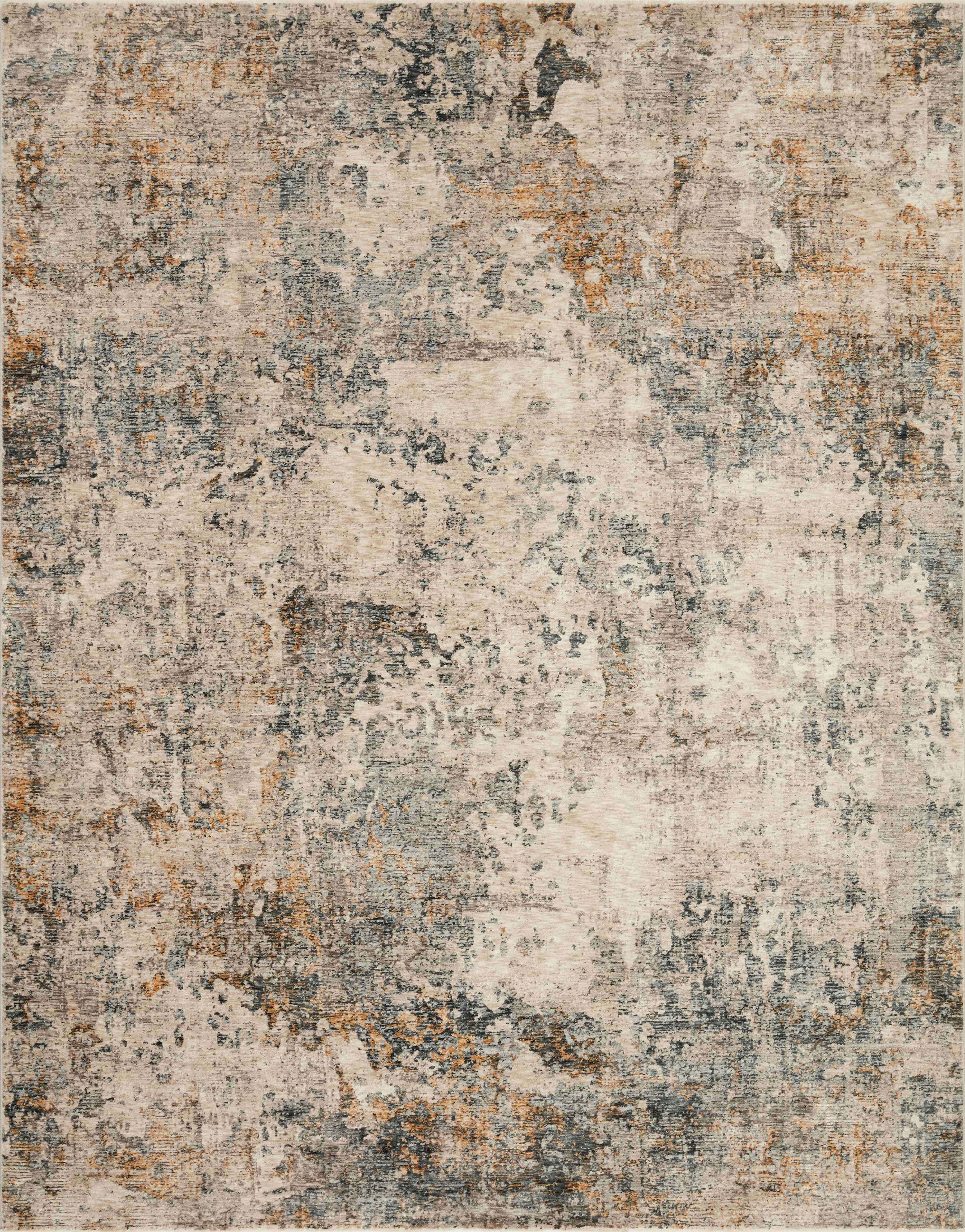 Loloi Axel Collection AXE-04 Ocean / Beige, Abstract Area Rug 2'-6" x 10'-0"