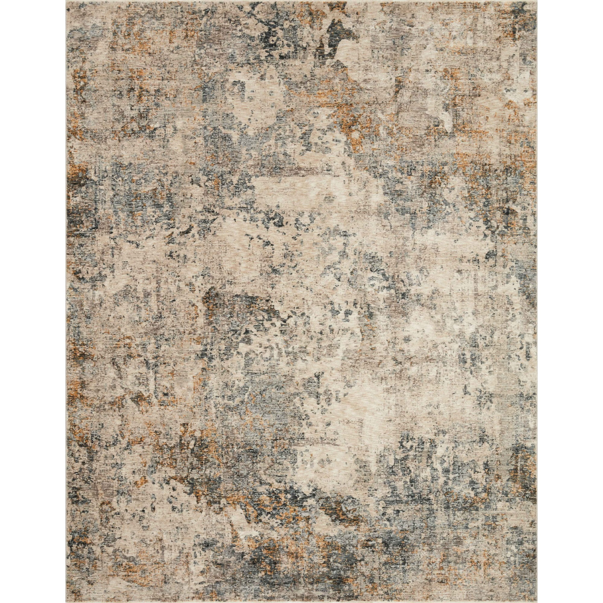 Loloi Axel Collection AXE-04 Ocean / Beige, Abstract Area Rug 5' x 7'-8"