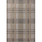 Loloi Birch Bone / Gold 18 x 18 Indoor/Outdoor Sample Rug