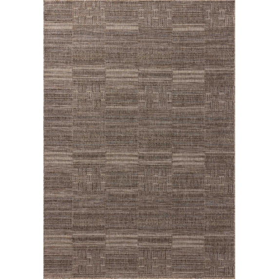Loloi Birch Natural / Beige 18" x 18" Indoor/Outdoor Sample Rug