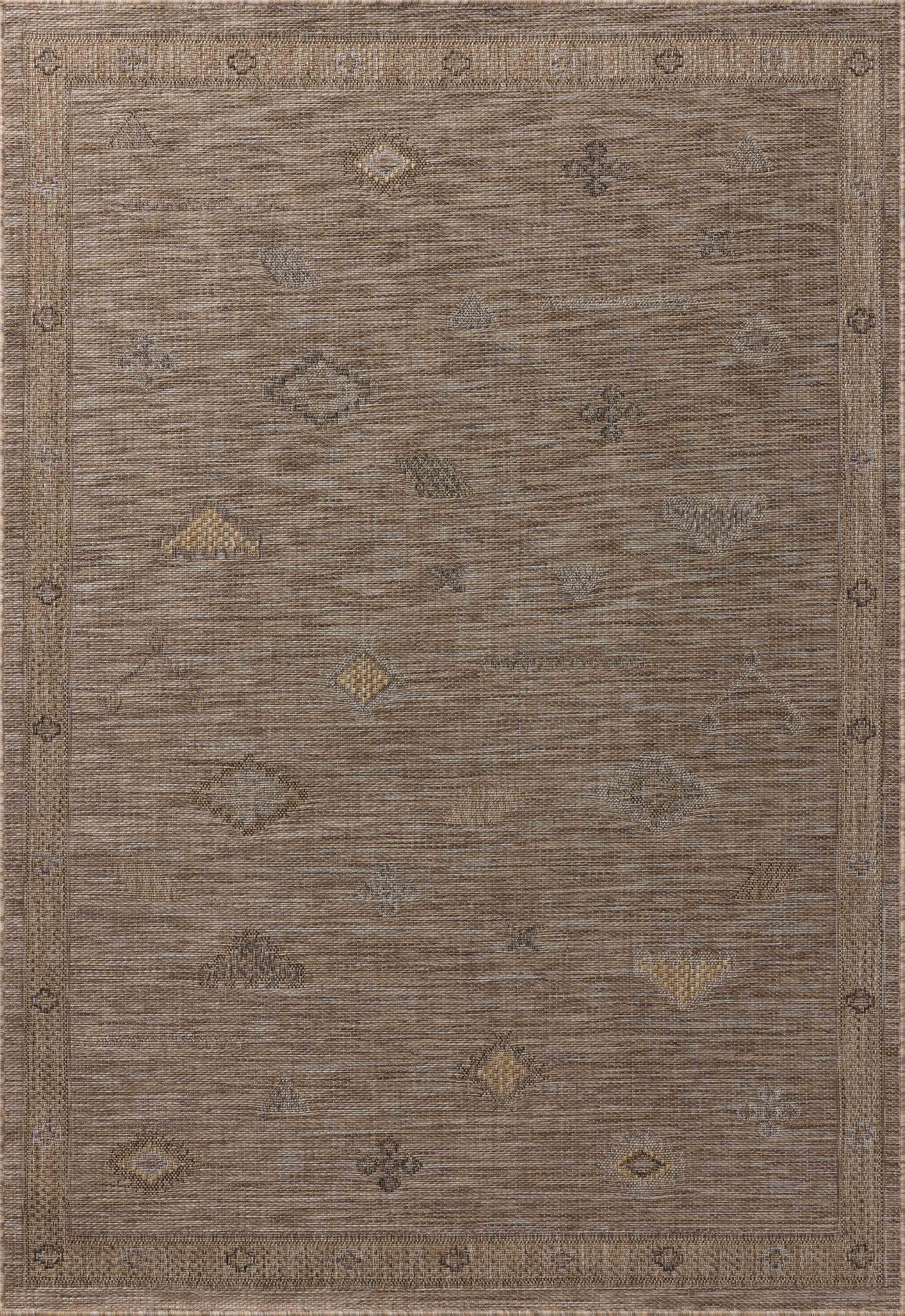 Loloi Birch Natural / Sand 18" x 18" Indoor/Outdoor Sample Rug