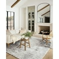thumbnail image 1 of Loloi Bliss Shag Grey / Cream 2'-3" x 4'-0" Area Rug, 1 of 6