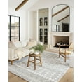 thumbnail image 1 of Loloi Bliss Shag Grey / White 3'11" X 6' Area Rug, 1 of 6