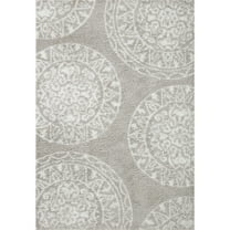 BLS-06 Grey, White 5-3" x 7-6" Size Rug