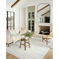 thumbnail image 1 of Loloi Bliss Shag White / Grey 3'11" X 6' Area Rug, 1 of 6