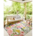 thumbnail image 1 of Loloi Botanical Ivory / Multi 18" x 18" Sample Area Rug, 1 of 8