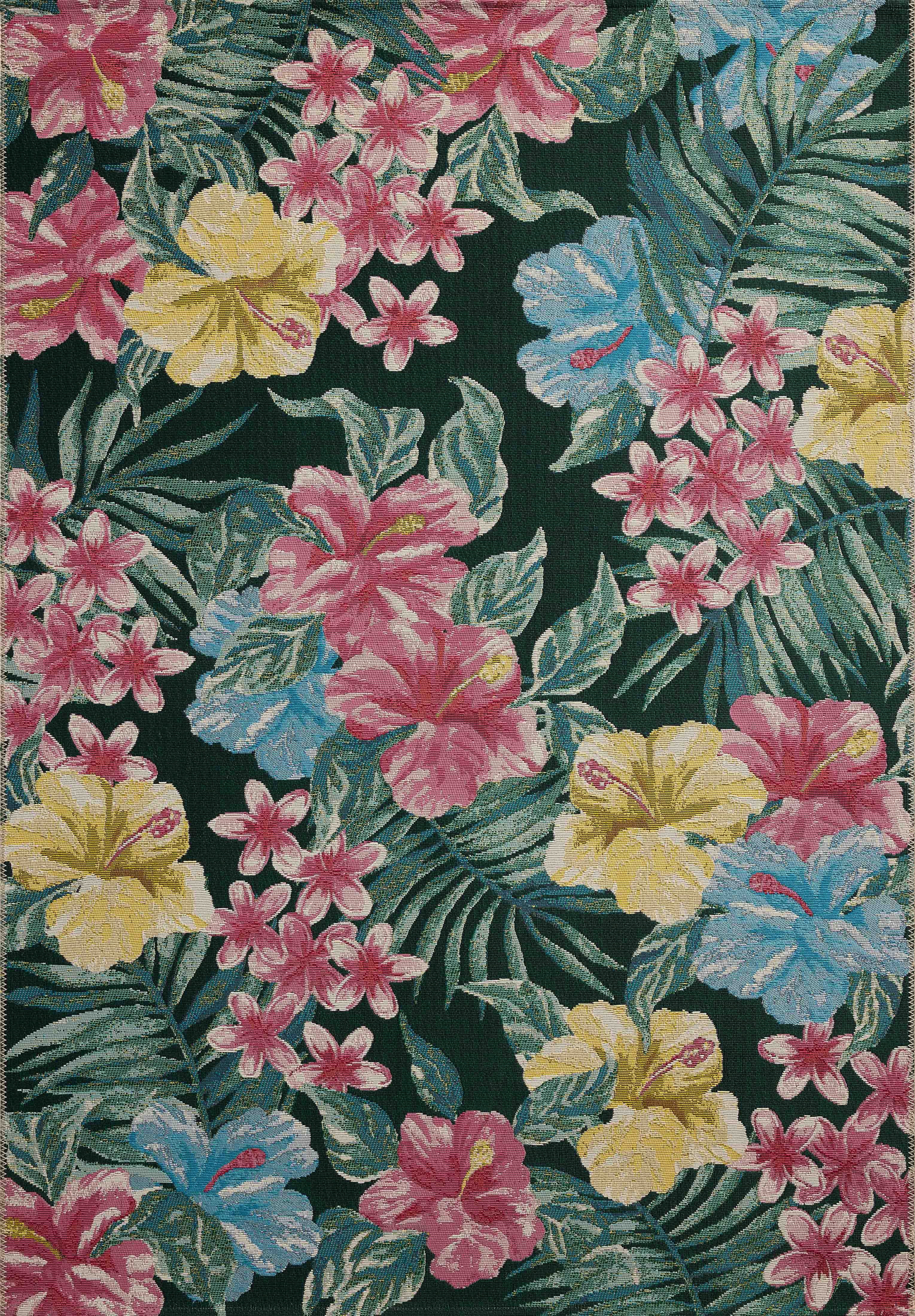 Loloi Botanical Midnight / Multi 2'-5" x 11'-2" Runner Rug