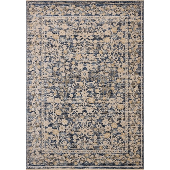 Loloi Clarisse Blue / Beige 2'-0" x 3'-0" Accent Rug