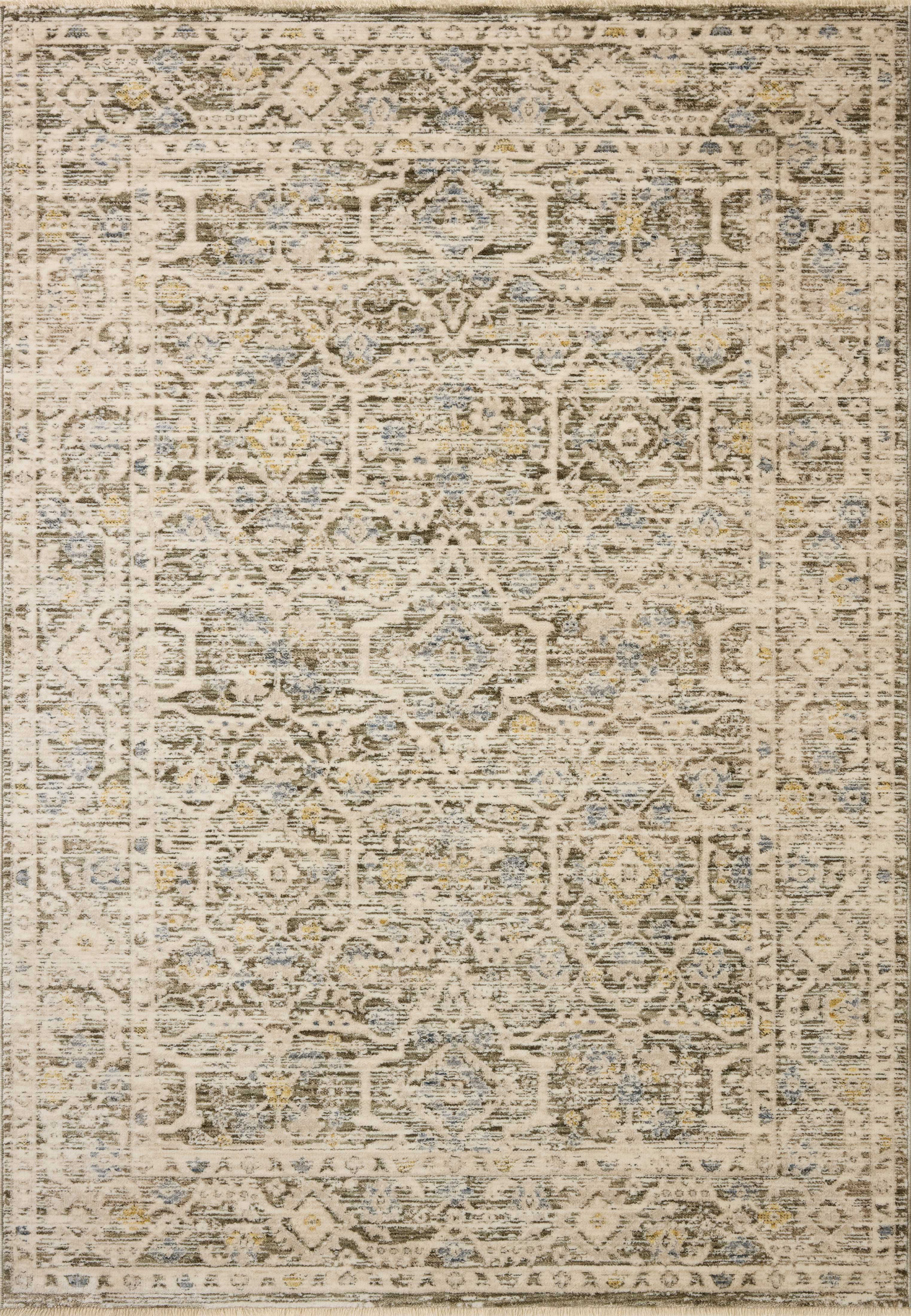 Loloi Clarisse Olive / Ivory 5'-1" x 7'-6" Area Rug