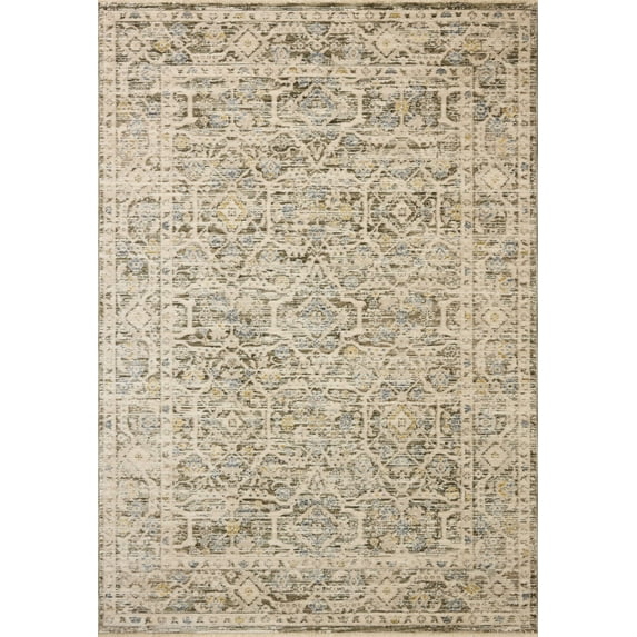 Loloi Clarisse Olive / Ivory 6'-3" x 9'-6" Area Rug