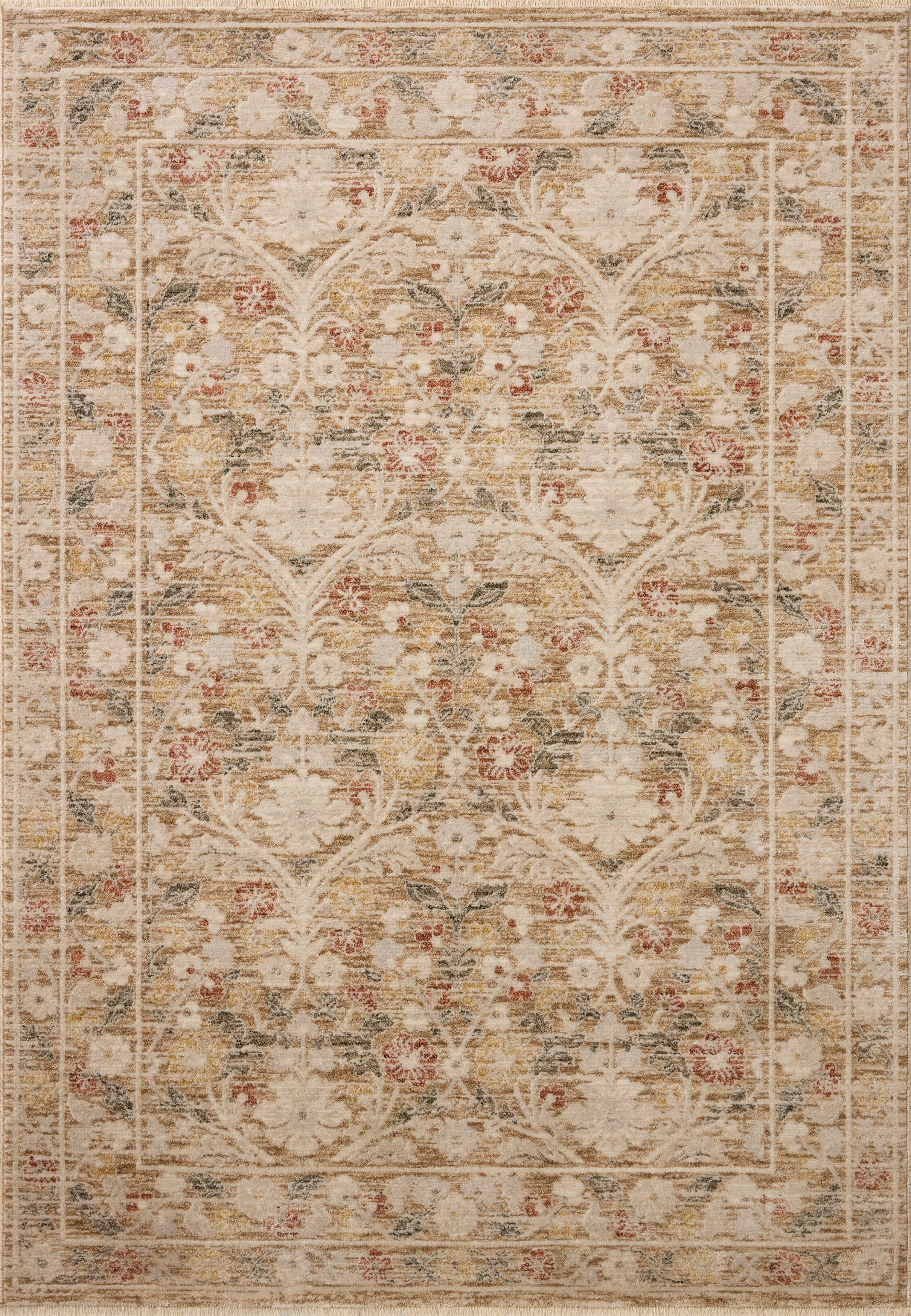 Loloi Clarisse Sand / Multi 18" x 18" Sample Rug