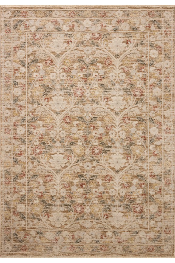 Clarisse Sand / Multi 18" x 18" Sample Rug