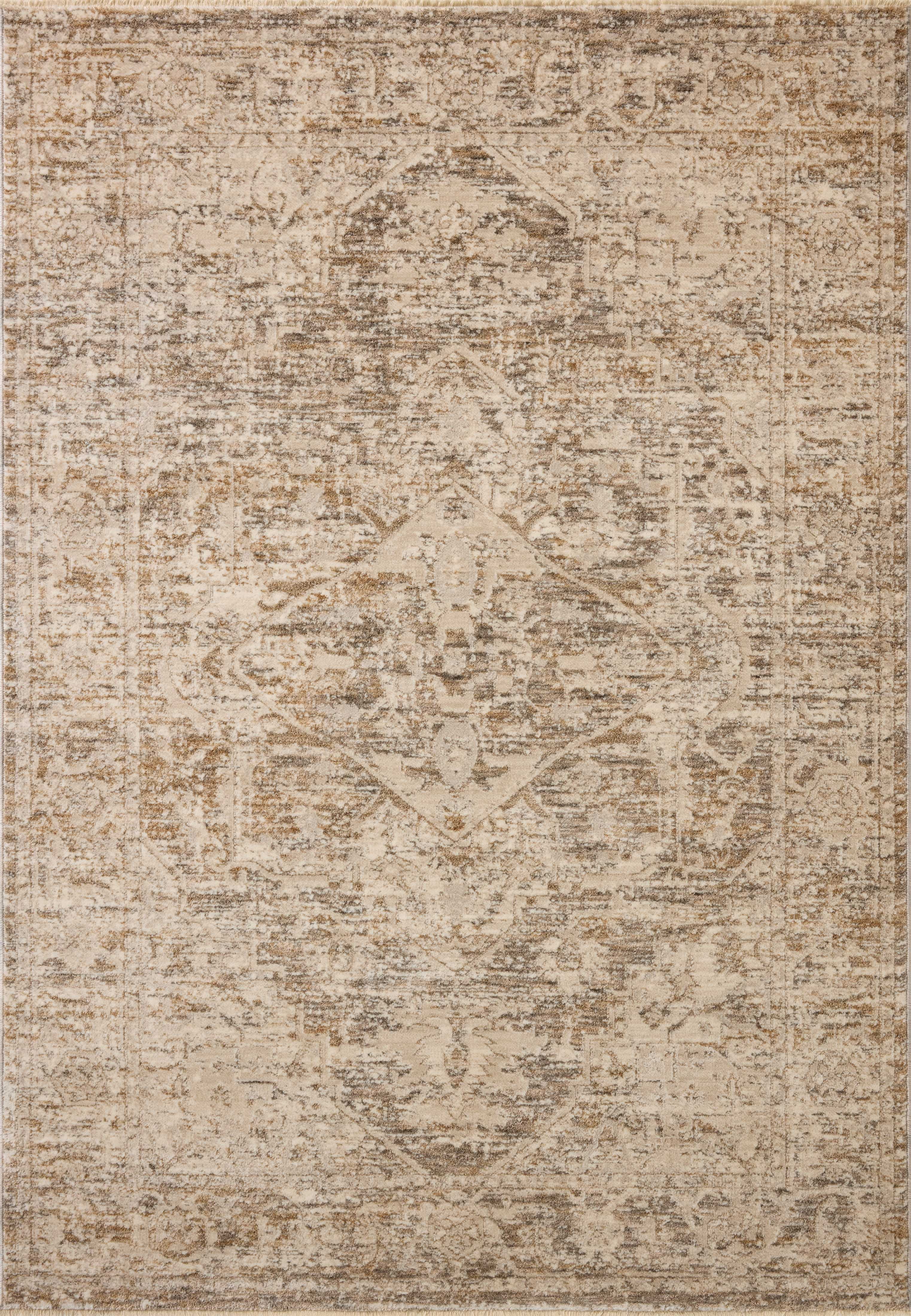 Loloi Clarisse Smoke / Natural 11'-6" x 15'-7" Area Rug