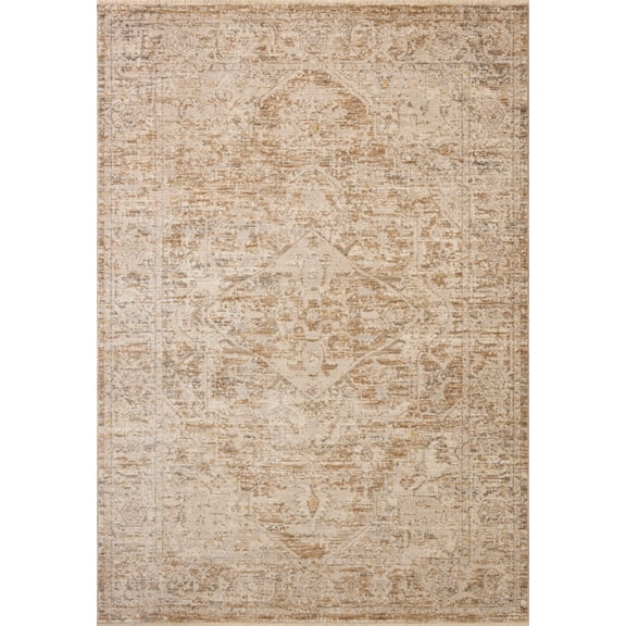Loloi Clarisse Taupe / Dove 18" x 18" Sample Rug