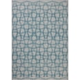thumbnail image 1 of Indoor Outdoor Rug 9x12, Reversible, Loloi Easton Fog / Teal (8'6" x 11'6"), 1 of 7