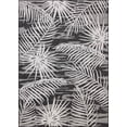thumbnail image 1 of Indoor Outdoor Rug 9x12, Reversible, Loloi Easton Ivory / Onyx (8'6" x 11'6"), 1 of 7
