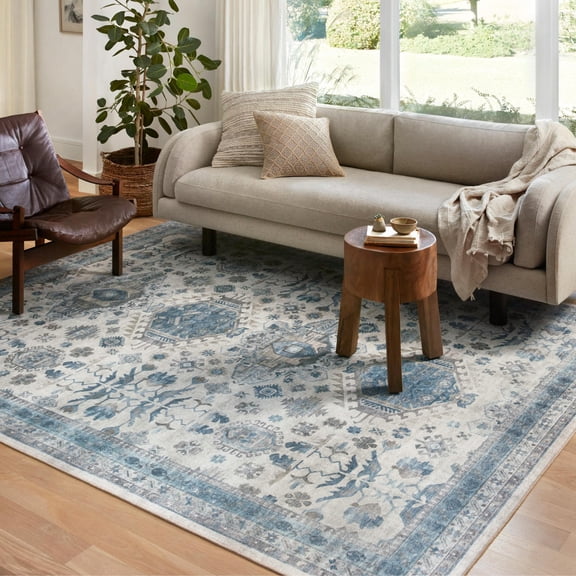 Loloi Eileen Mist / Sunset 18" x 18" Sample Rug