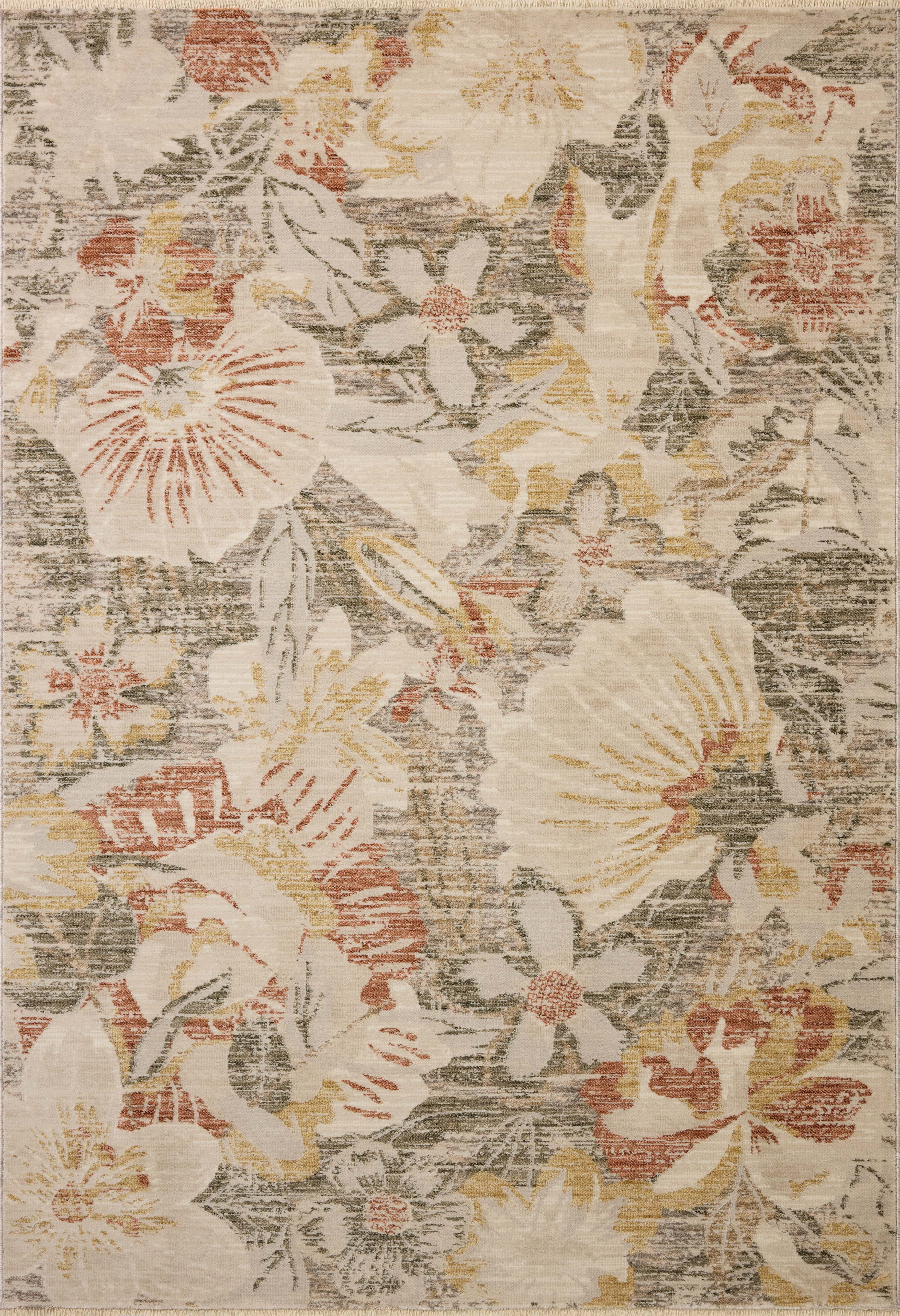 Loloi Eileen Natural / Sunrise 5'-1" x 7'-6" Area Rug