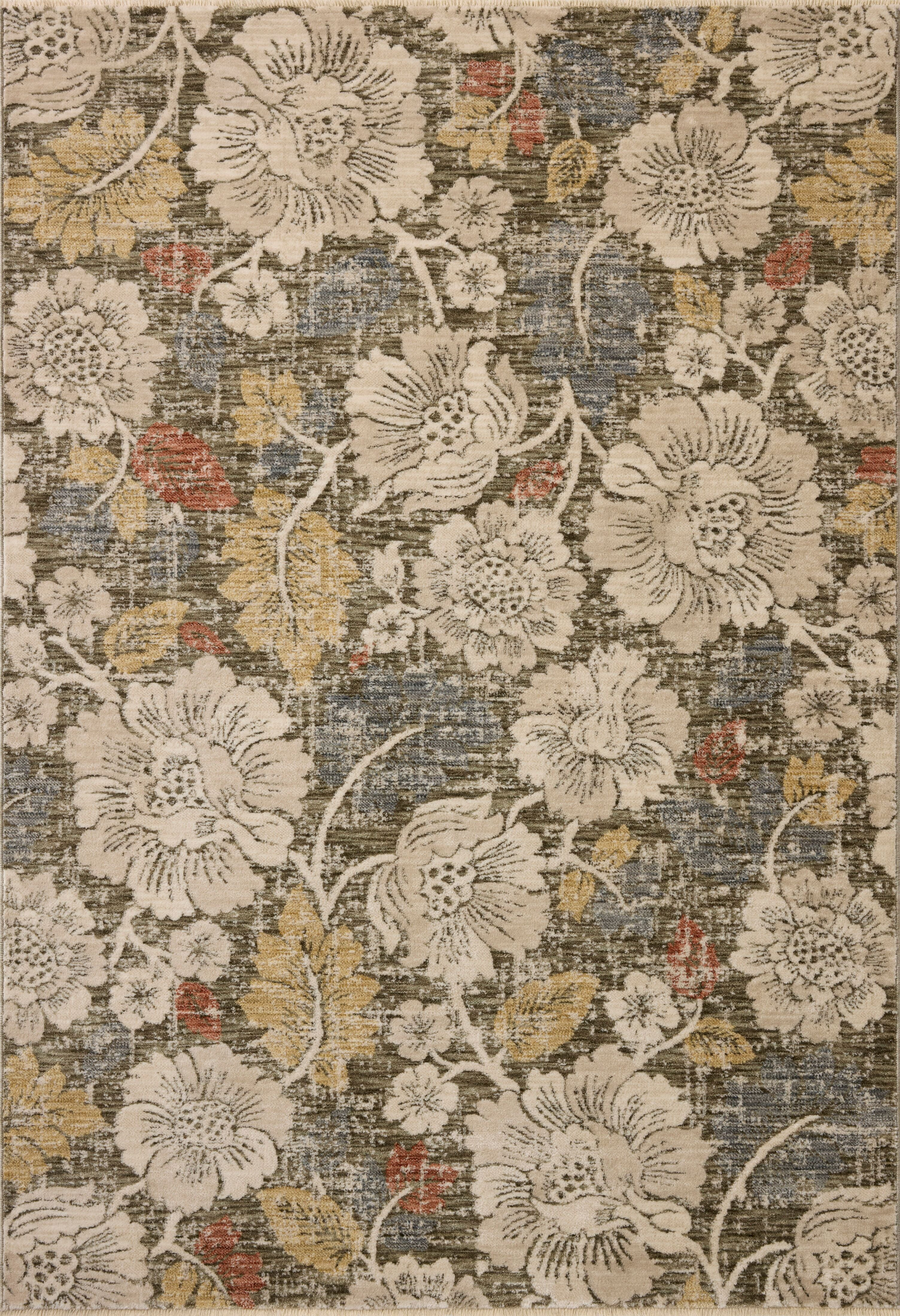Loloi Eileen Olive / Multi 2'-0" x 3'-0" Accent Rug