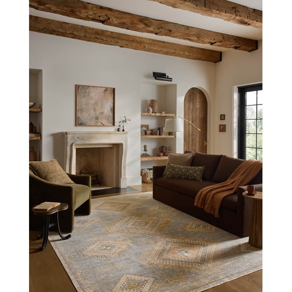 Loloi Elora Sky / Multi 18" x 18" Sample Area Rug