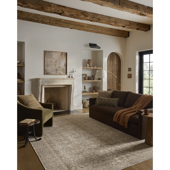 Loloi Elora Sky / Terracotta 6'-3" x 9'-6" Area Rug