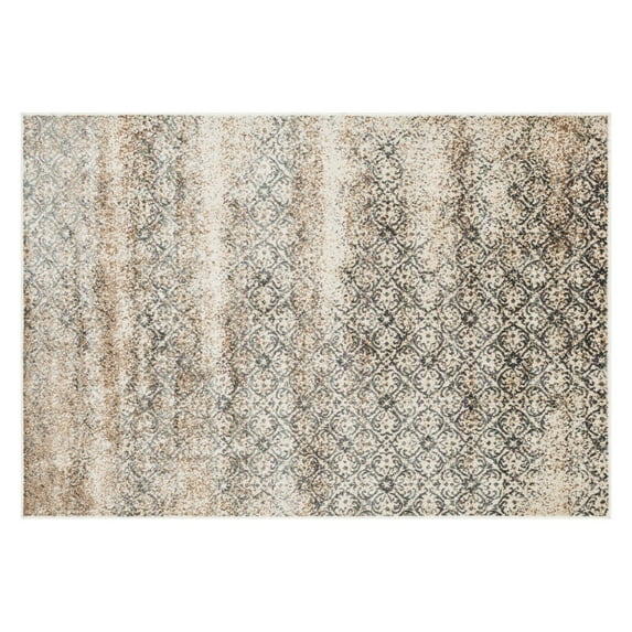Elton Ivory/Multi Transitional Area Rug