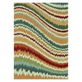 thumbnail image 1 of Loloi Enzo Lines EZ04 Indoor/Outdoor Area Rug - Spice, 1 of 2