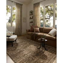Loloi Haywood Granite / Natural 5'-3" x 7'-7" Area Rug
