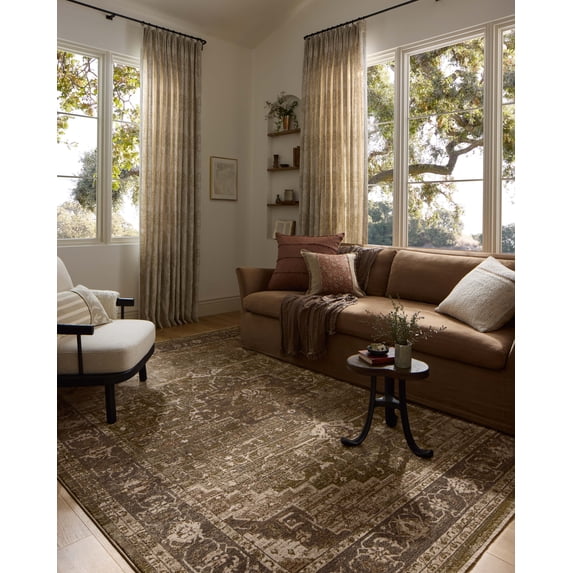 Loloi Haywood Moss / Charcoal 5'-3" x 7'-7" Area Rug