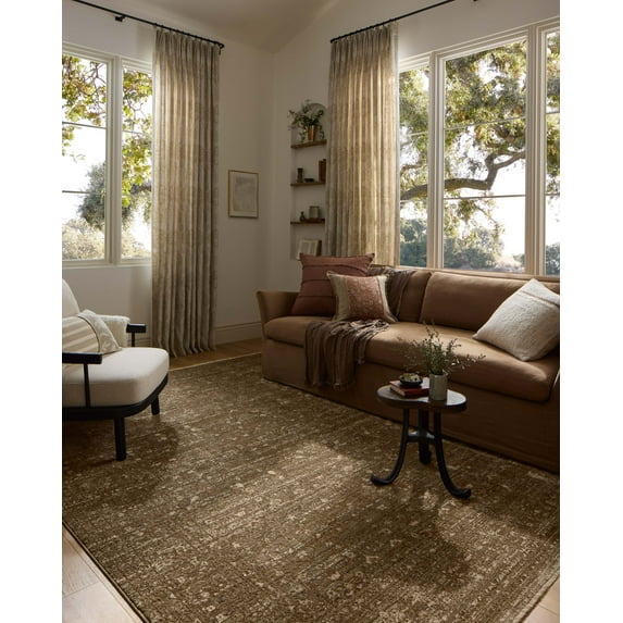 Loloi Haywood Sage / Brown 2'-7" x 8'-0" Area Rug