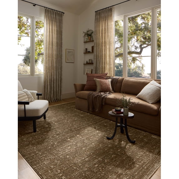 Loloi Haywood Sage / Brown 9'-6" x 13'-2" Area Rug