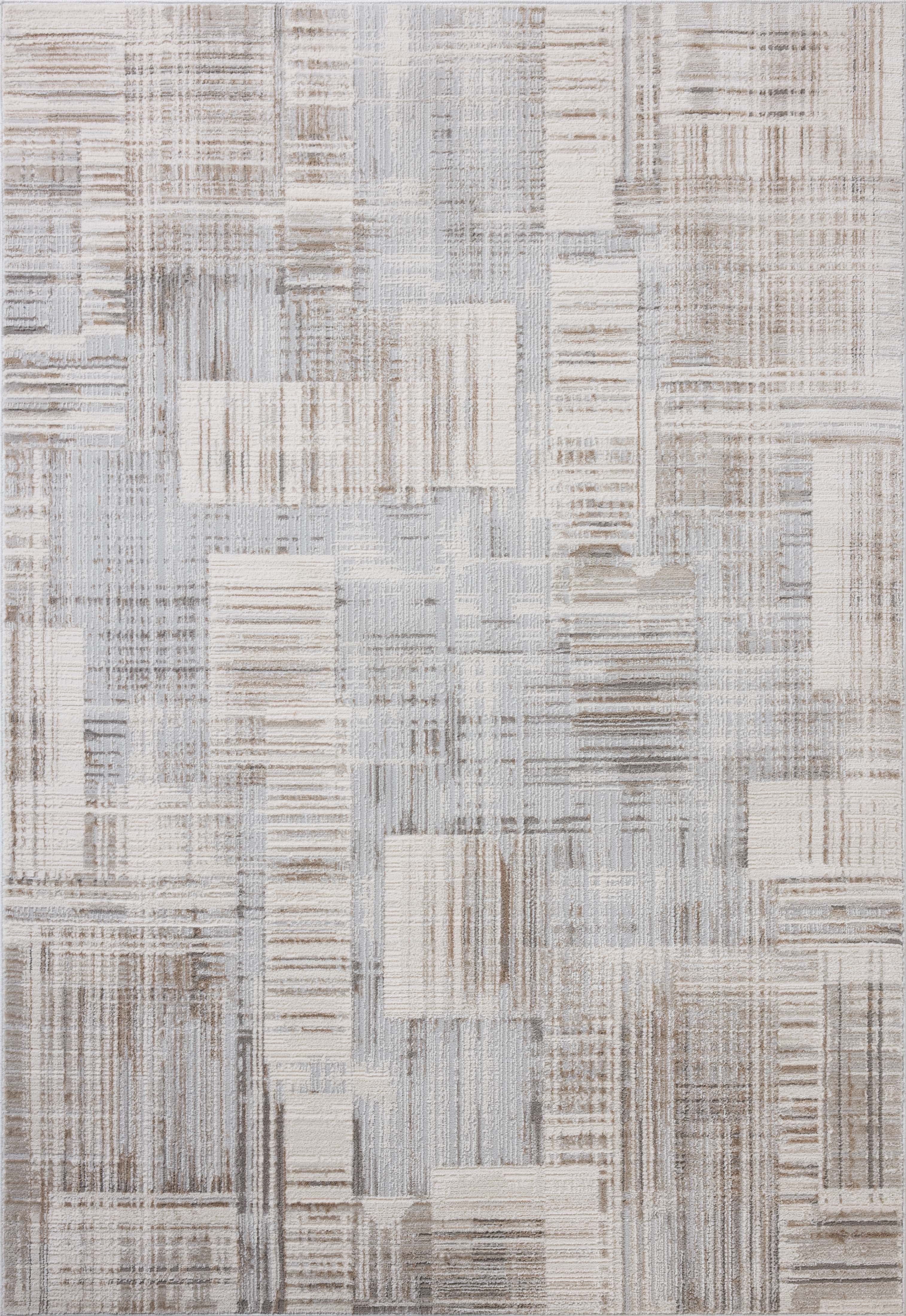Loloi Hollis Pebble / Ivory 2'-7" x 8'-0" Runner Rug