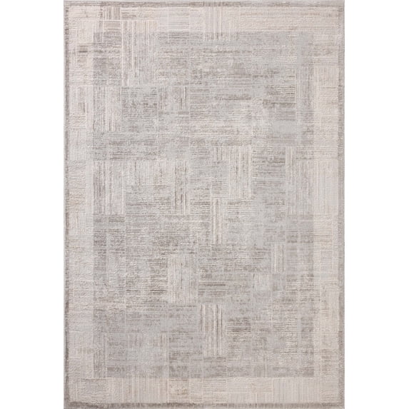 Loloi Hollis Smoke / Mist 5'-3" x 7'-6" Area Rug