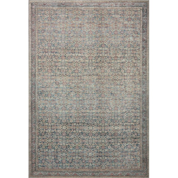Loloi II Adrian Denim / Multi 2'-3" X 3'-9" Accent Rug