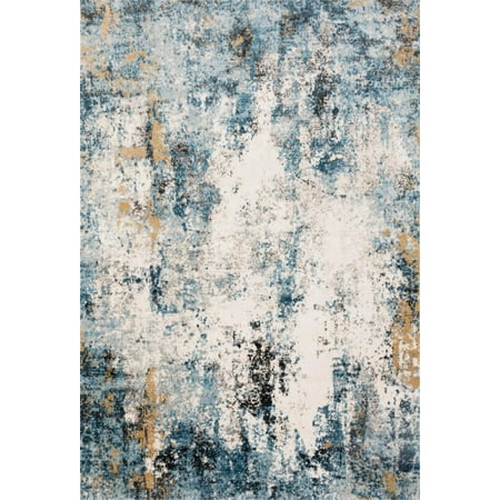 Loloi Alchemy Abstract Denim / Ivory Area Rug