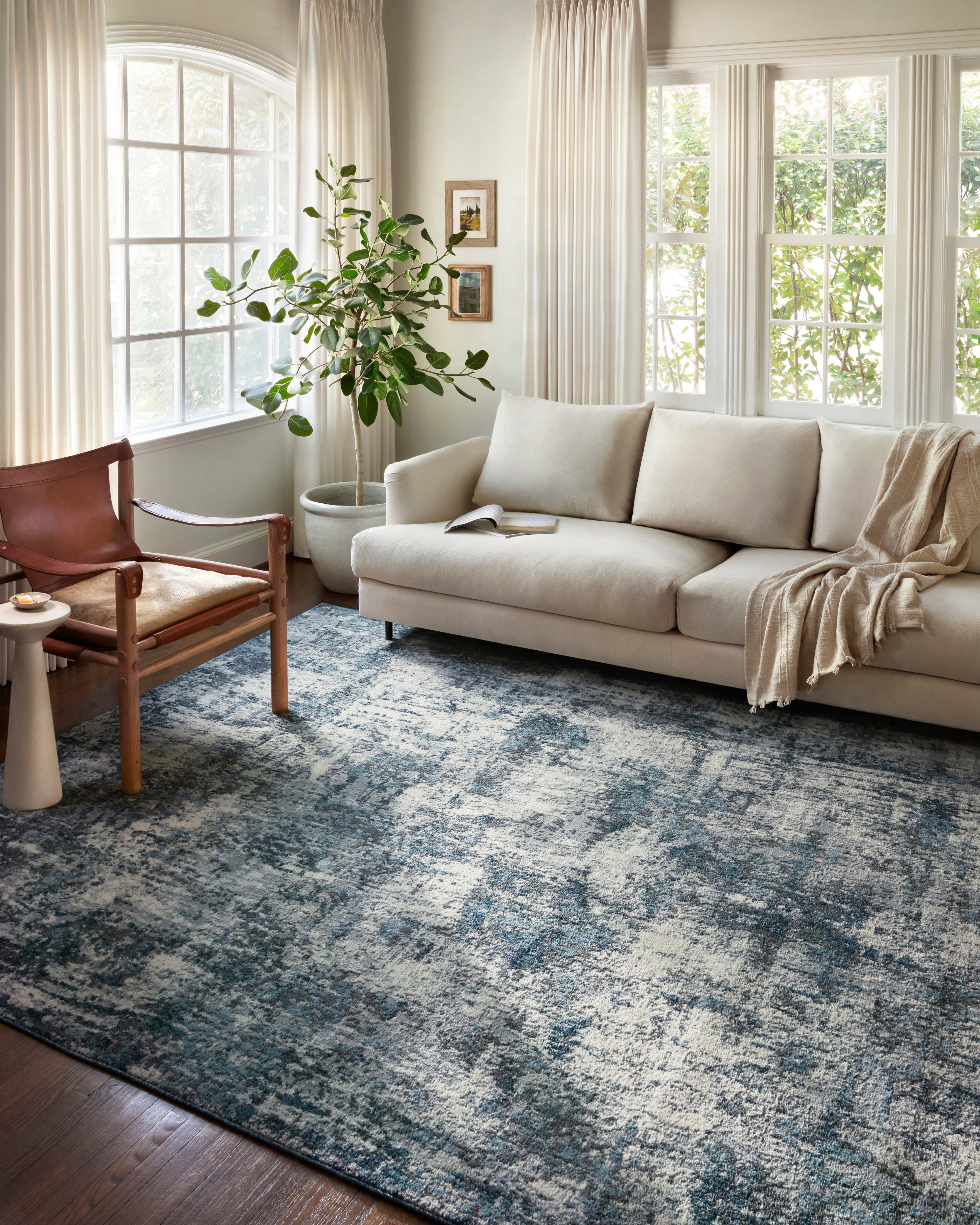 Loloi Austen AUS-01 Abstract Natural / Ocean Area Rug 11'-2" x 15'