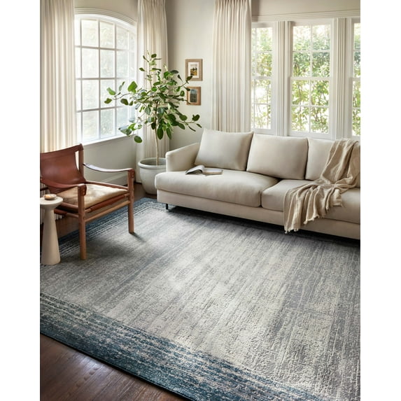 AUS-02 Pebble, Blue 2-0" x 3-0" Size Rug