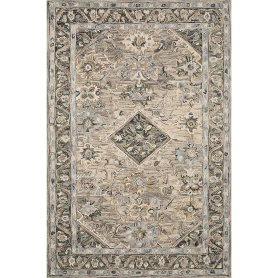 Loloi II Beatty Bea-02 Sky / Multi Hooked Area Rugs